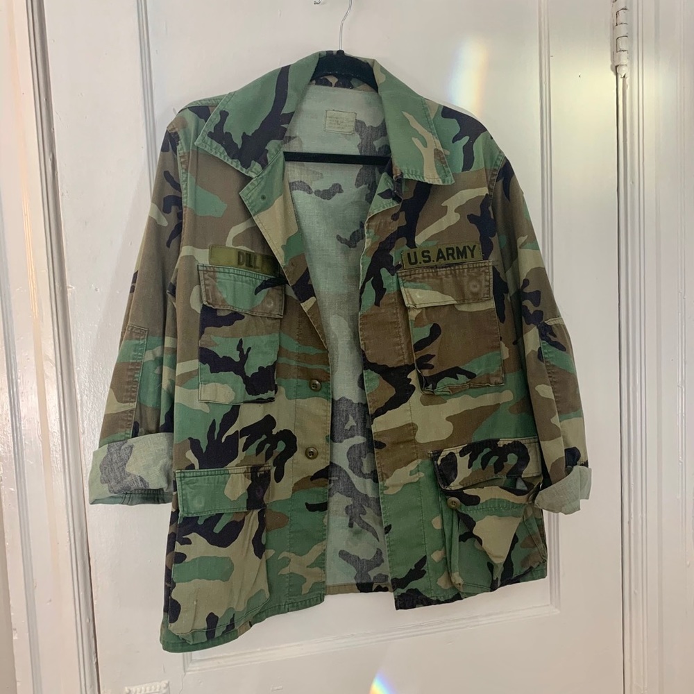 VINTAGE army/military oversized jacket